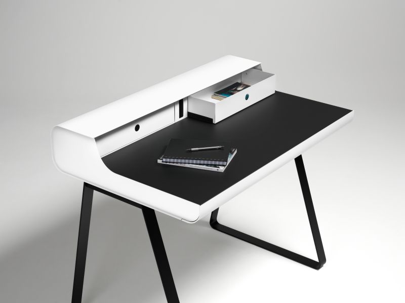 PS10 Secretary white/black Müller Möbelfabrikation - QUICK SHIP